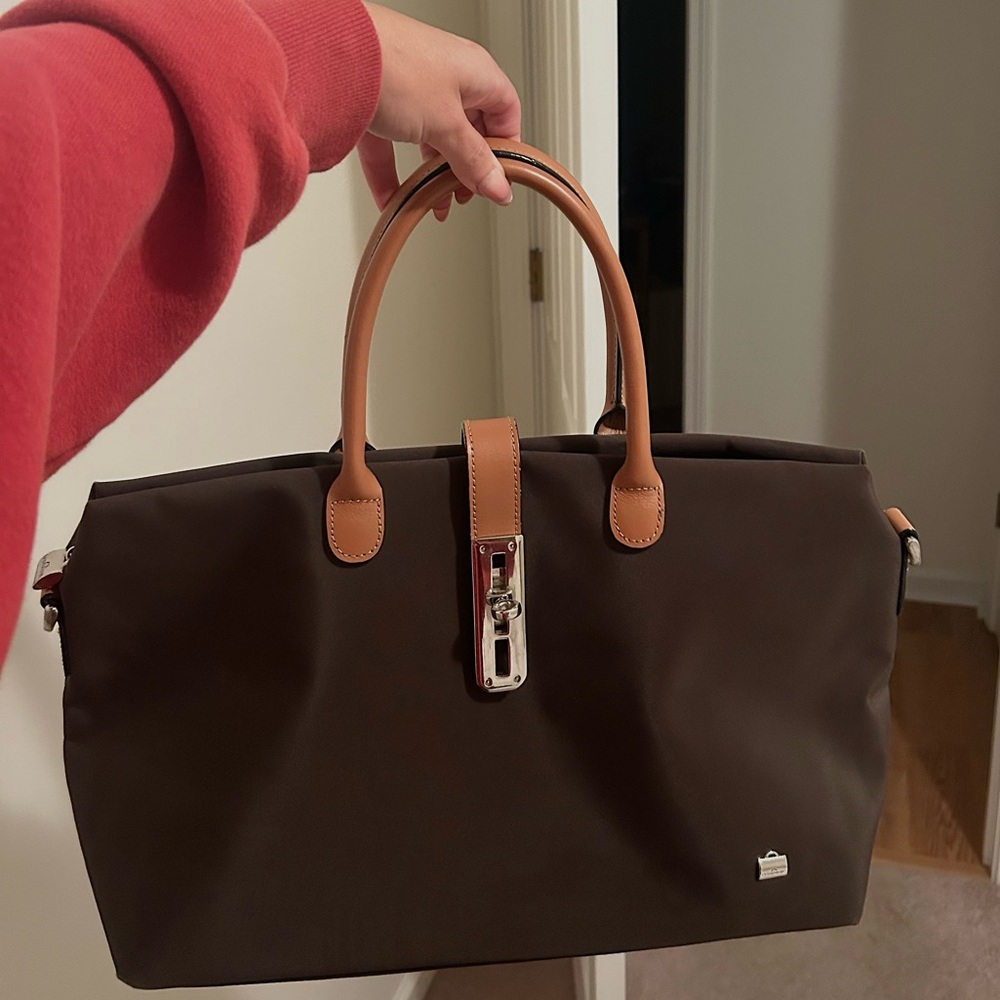 La Bagagerie Brown Leather Tote & Shoulder Bag